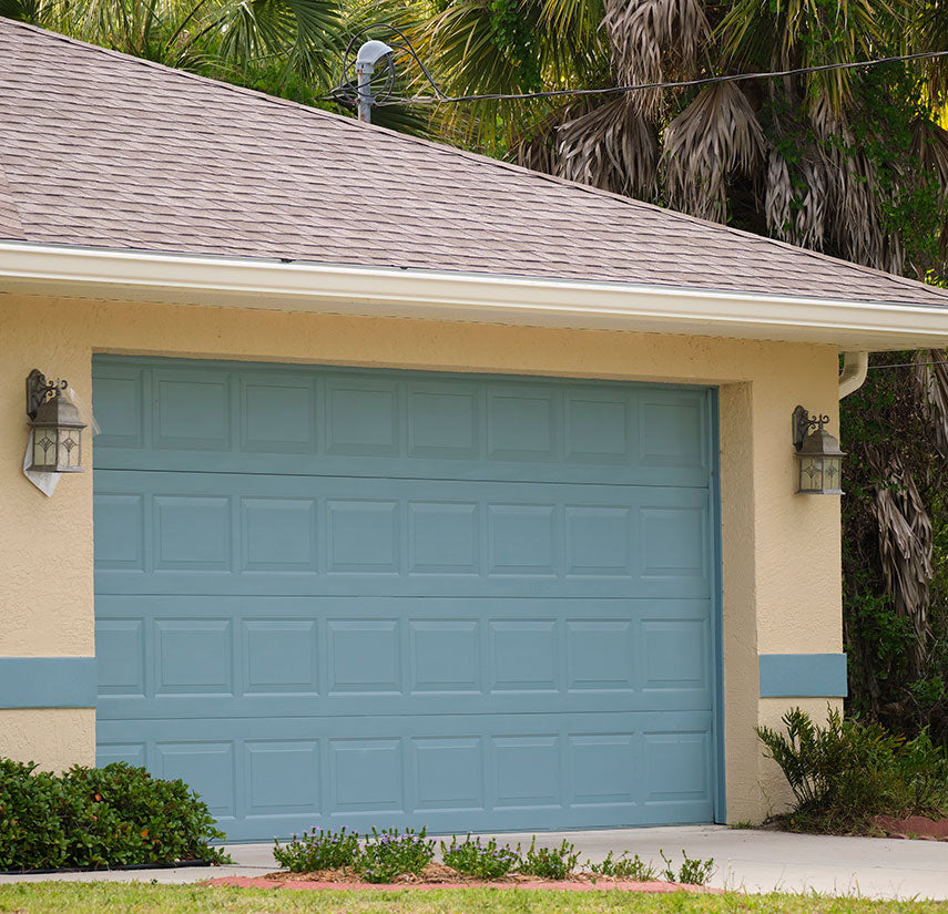 Residential garage door installation