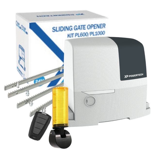 Power Tech PL1000 24V Sliding Gate Opener with Wi-Fi